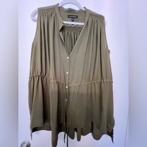 Banana Republic Olive Green Women's Blouse